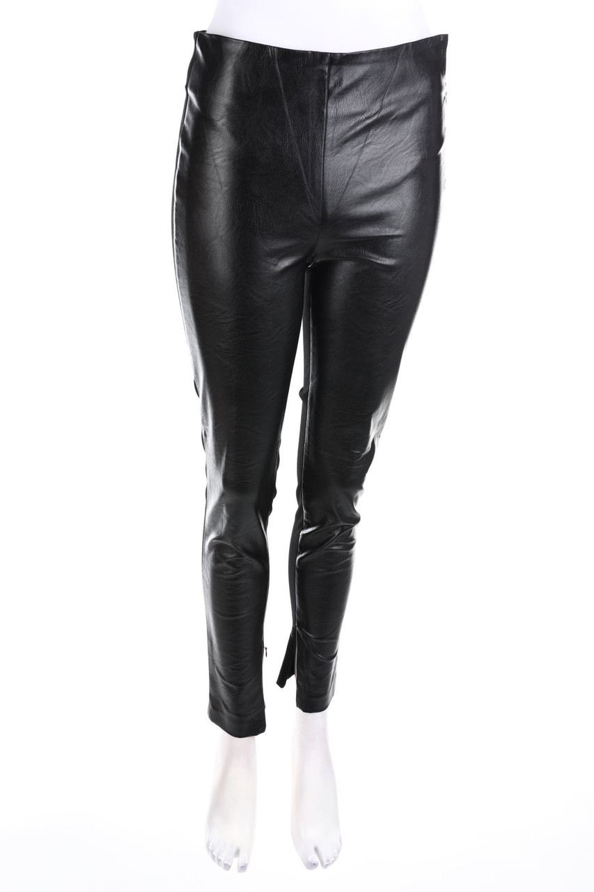 aaiko - Treggings mit Kunstleder-Details - M