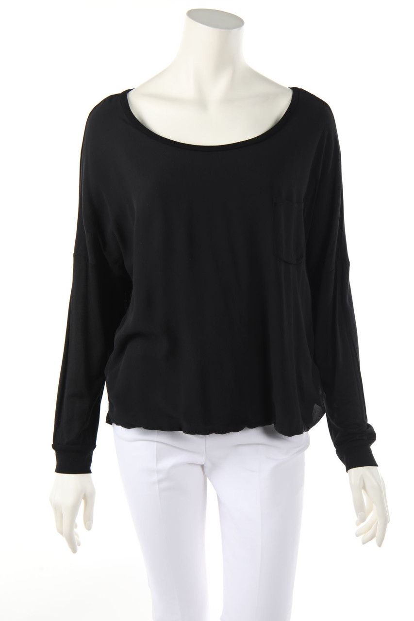 RENÉ LEZARD - Longsleeve-Shirt mit Seide - D 36