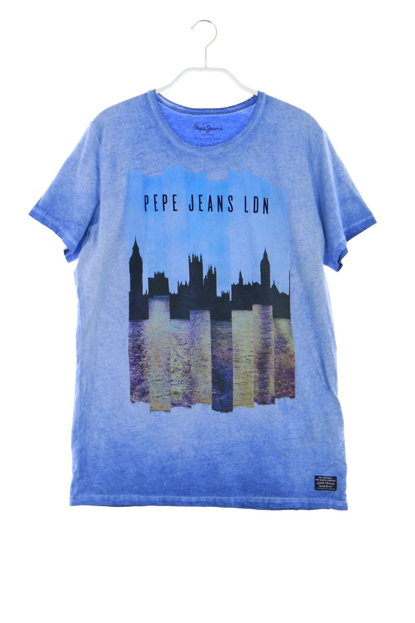 Pepe Jeans London - Garment Dyed-T-shirt with Photo Print - L