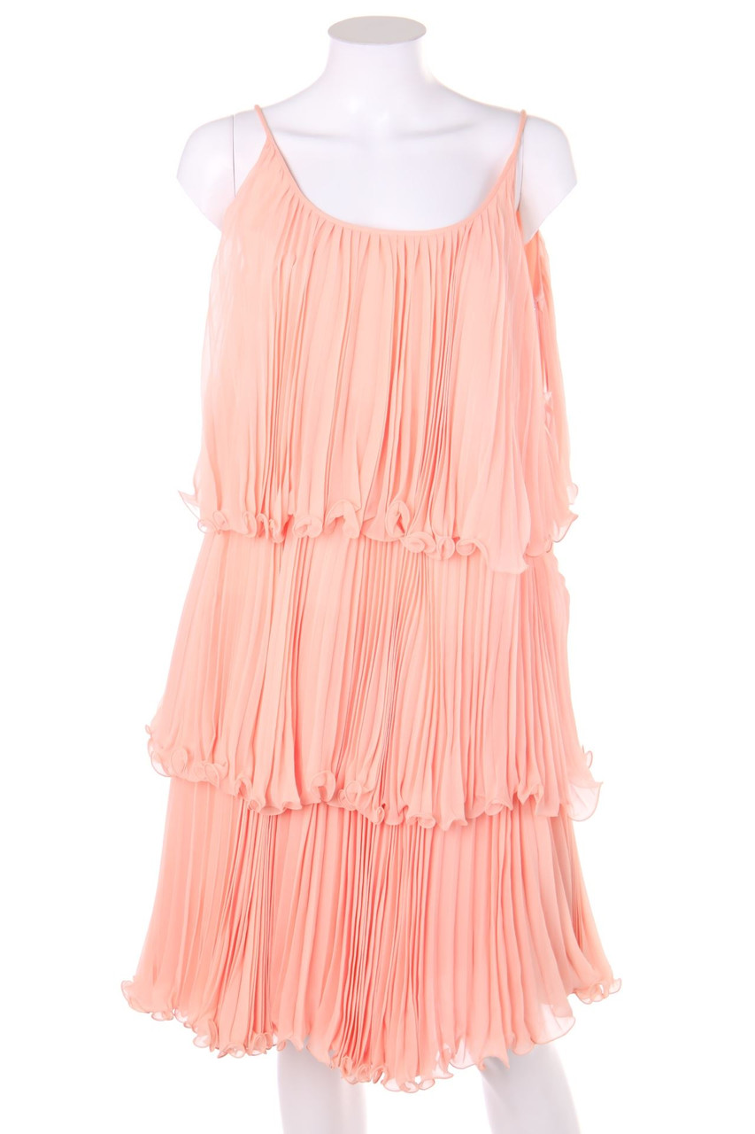 Giorgio Grati - Plissé-Silk Dress - M