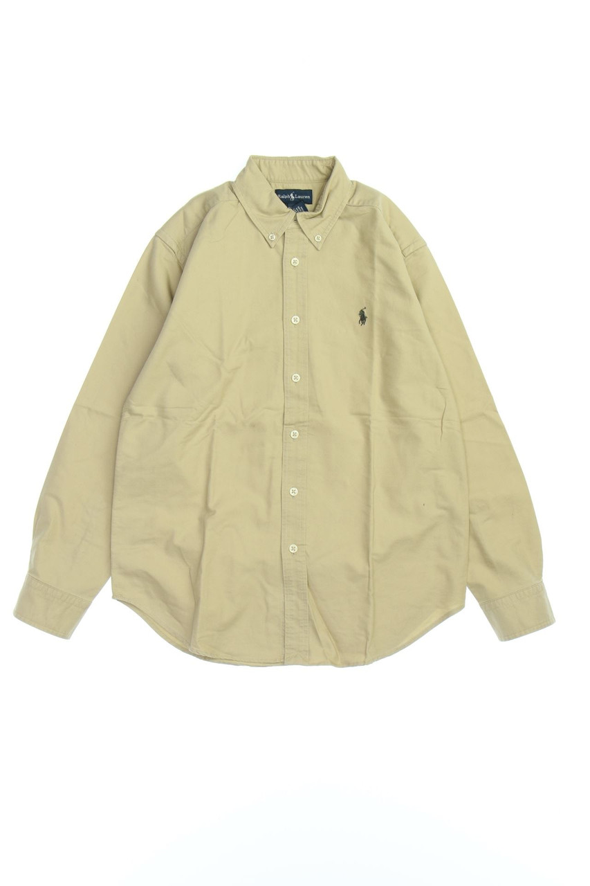 RALPH LAUREN - shirt with Logo-Stitching - 158
