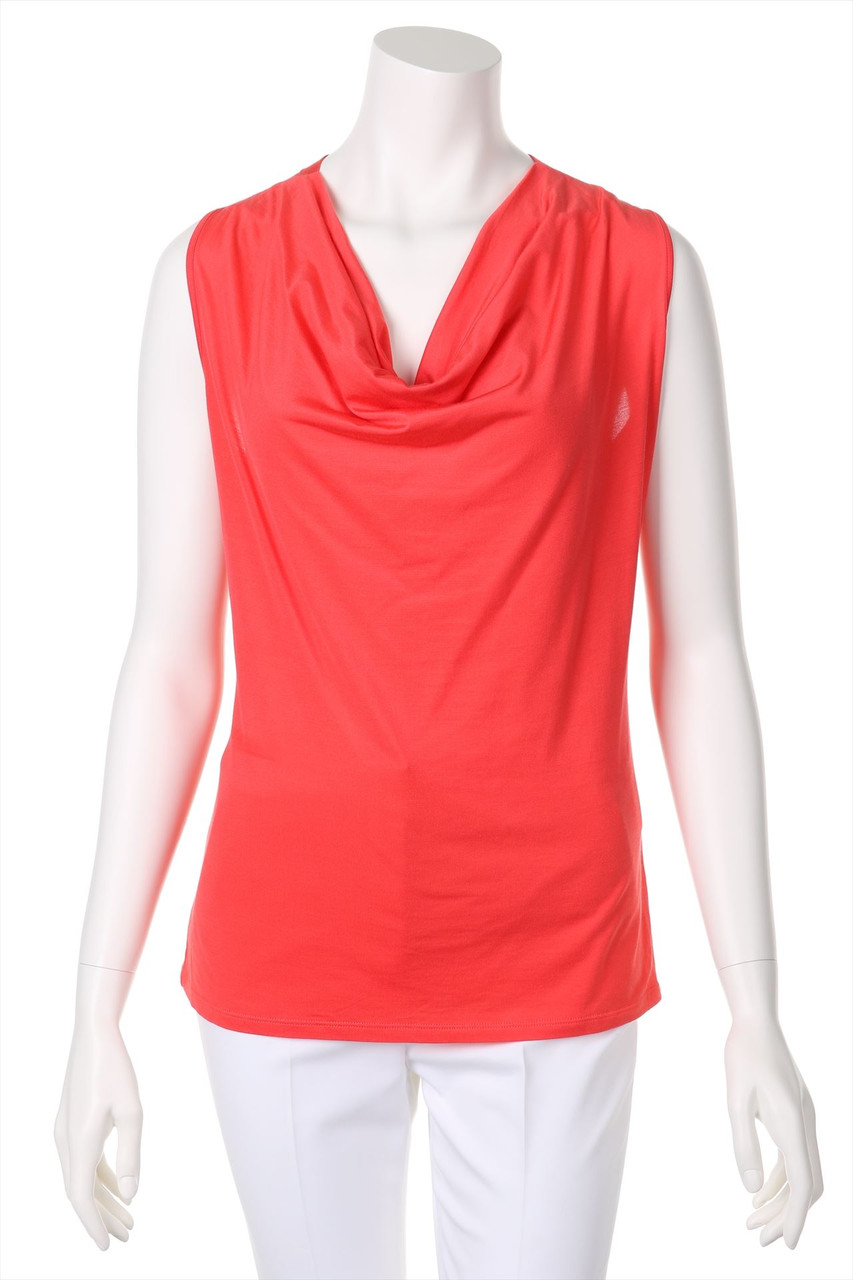 MAX&Co. - Blusentop aus Seiden-Mischung mit Wasserfall-Ausschnitt - M