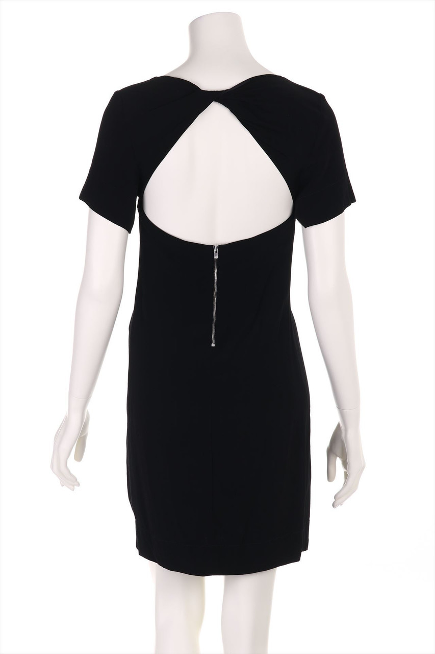 sandro - Clean Chic dress, Viscose with Cut-Out - D 34