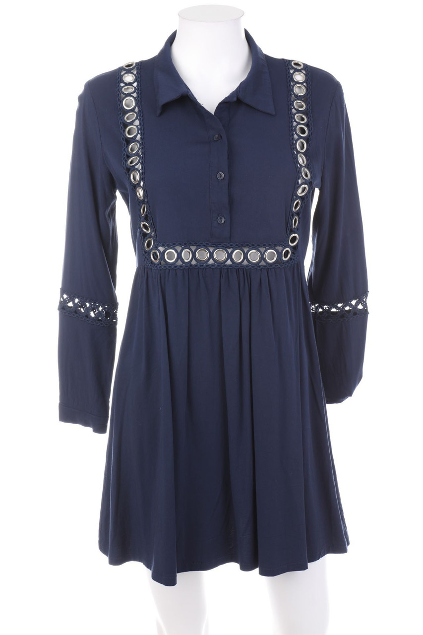 Grace & Mila PARIS - Boho-Boho-Kleid mit Spitzen-Einsatz - S