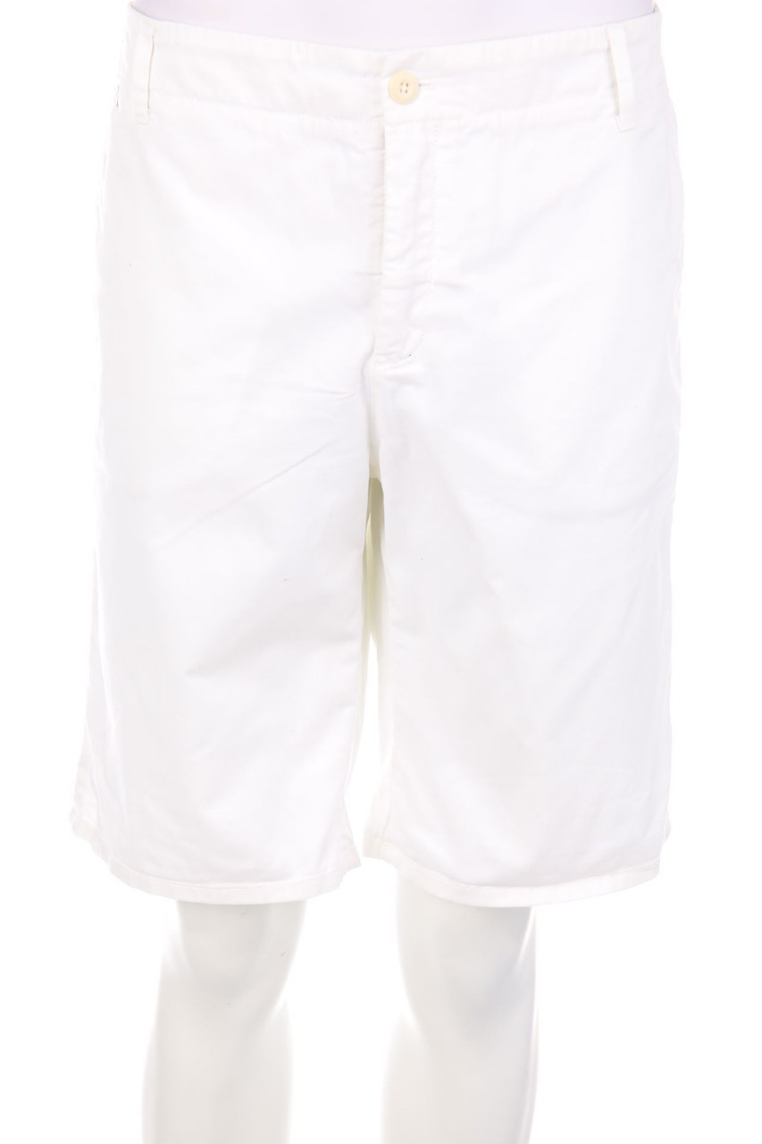 Marc O´Polo - Chino-Shorts mit Logo-Plakette - L