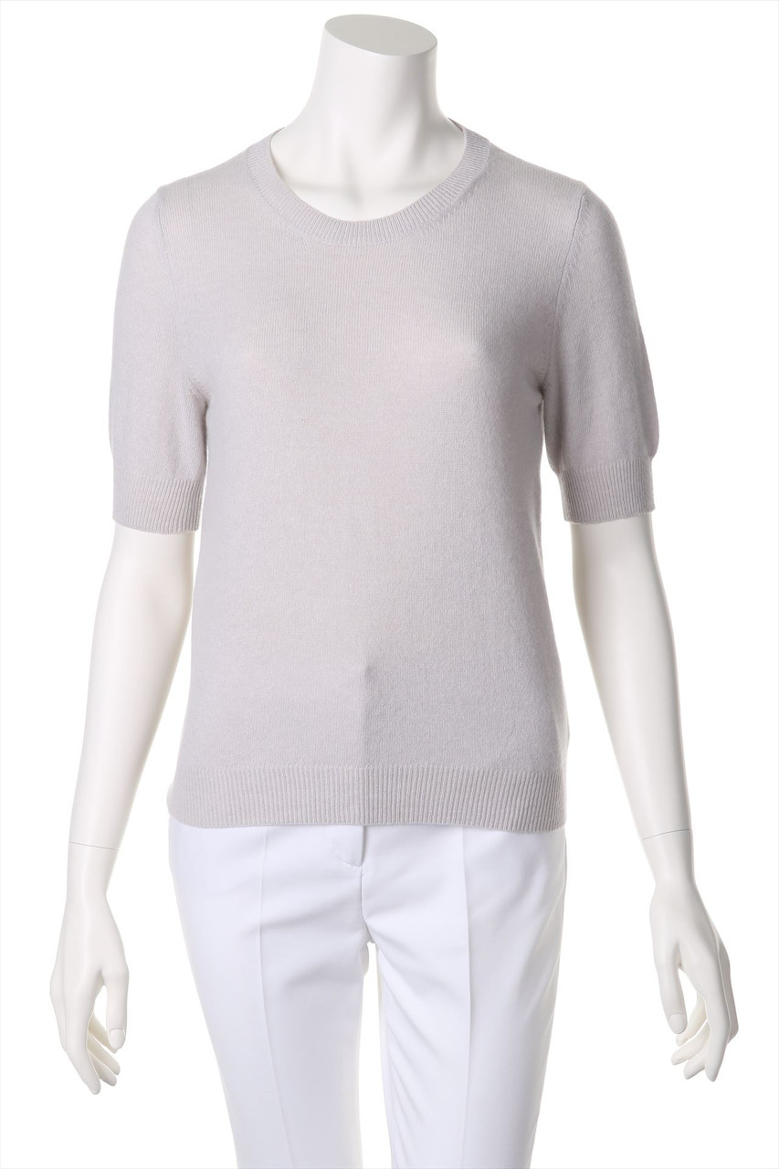 IRIS von ARNIM - Kurzarm-Strick-Pullover aus 100% Kaschmir - M