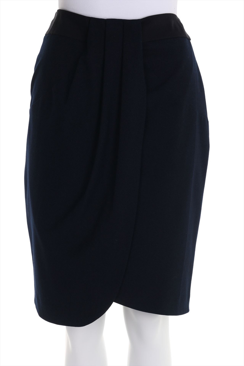 EMPORIO ARMANI JEANS - Skirt, Viscose-blend with Wrap-Effect - D 40