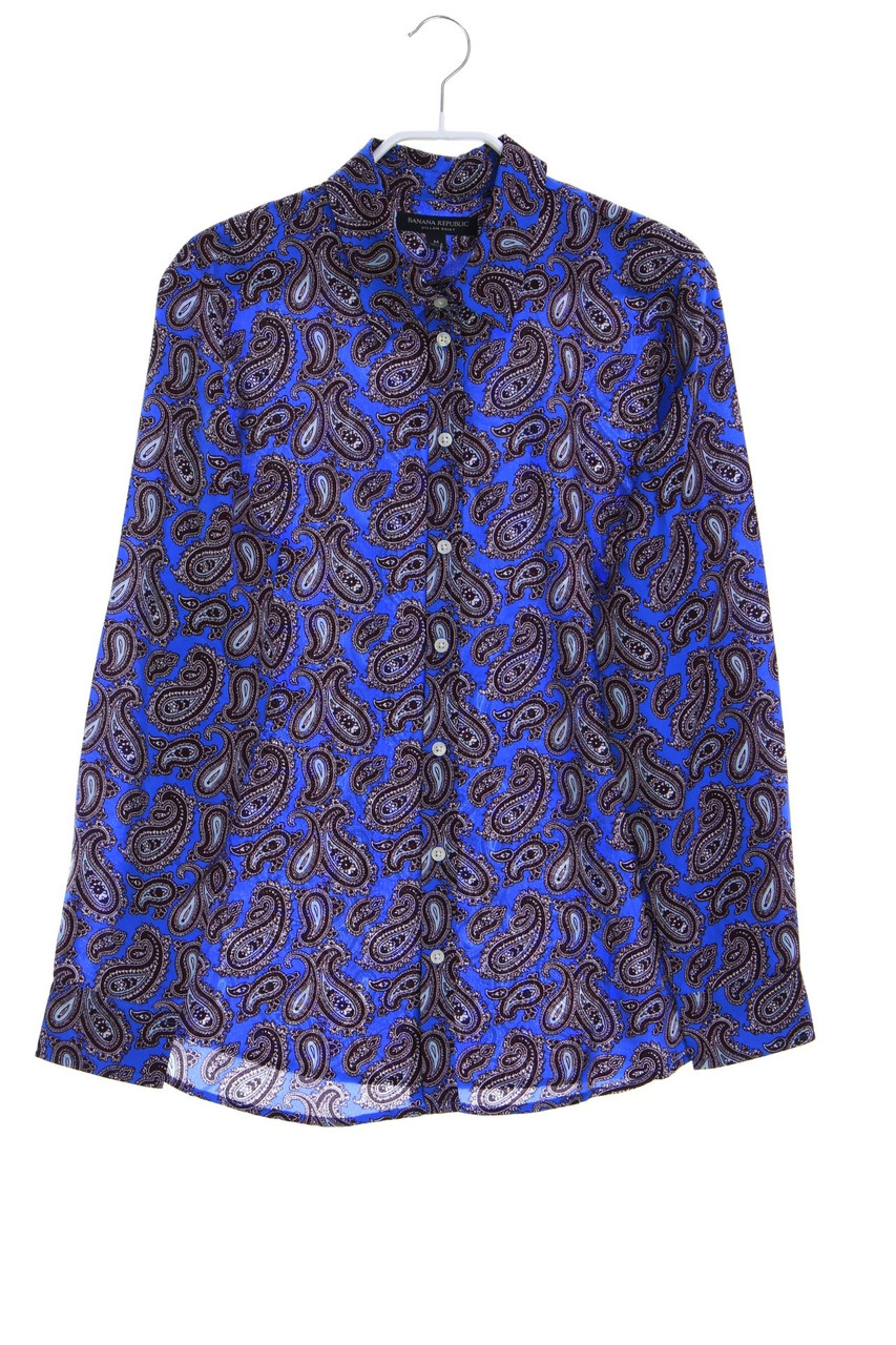 BANANA REPUBLIC - Shirt Blouse with Paisley Print - M
