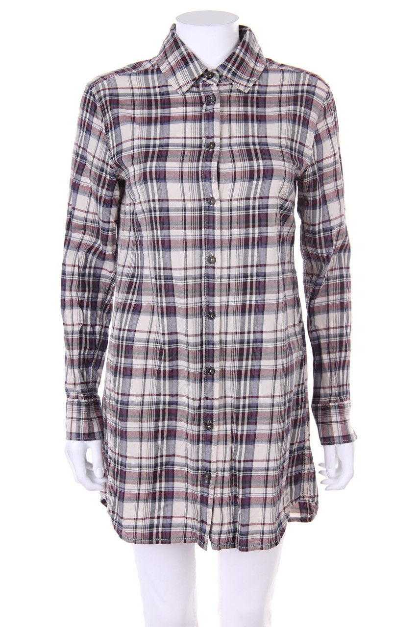 Marc O´Polo - Checked Blouse, Cotton - D 36