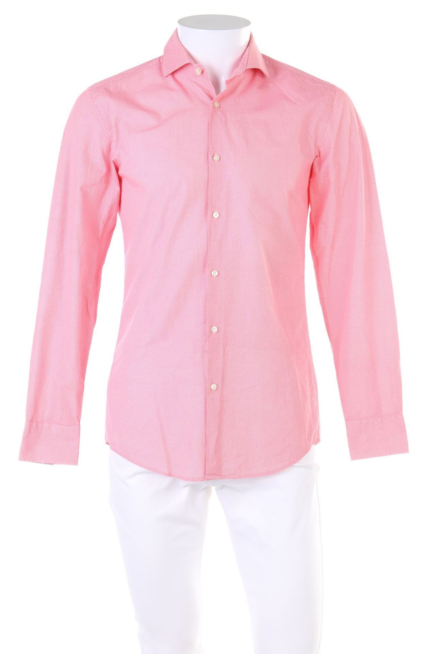 BOSS HUGO BOSS - Hemd aus Baumwolle mit floralem Muster - 38