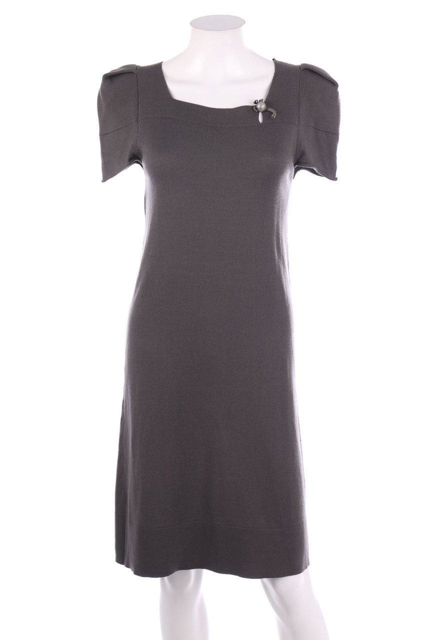 LIU JO - Knit Dress with Logo Plaque - D 36