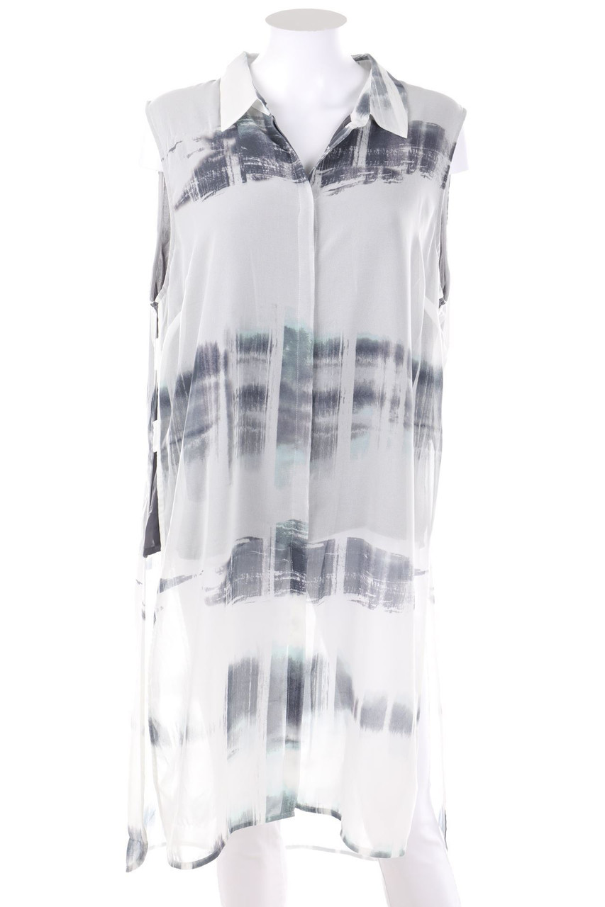 MINT VELVET - Long-Blouse, Layer Look with Cut-outs - XXL