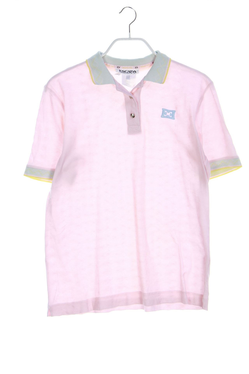 ESCADA MARGARETHA LEY - Vintage-polo shirt with Logo-Stitching - D 36