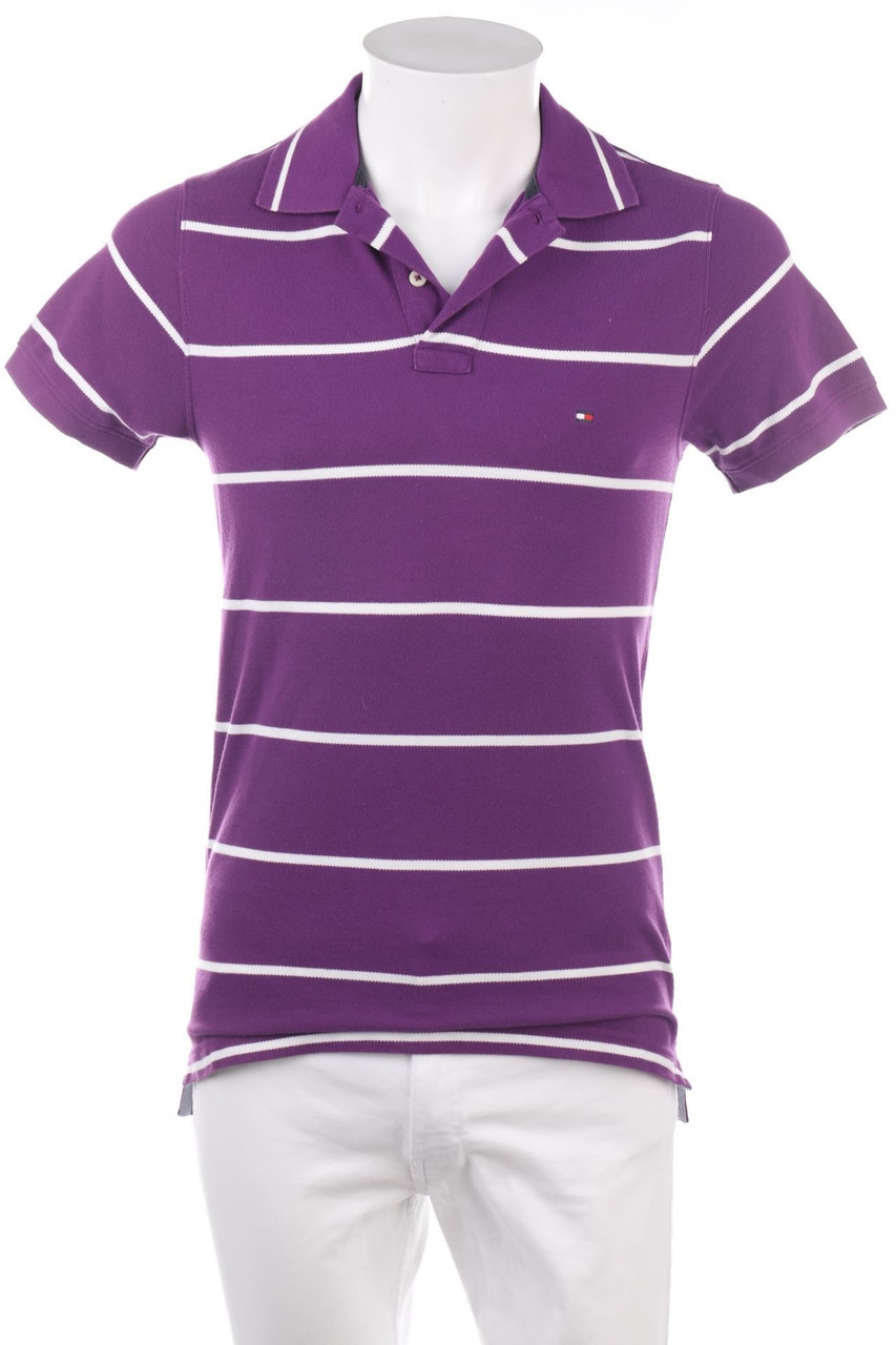 TOMMY HILFIGER - Poloshirt mit Streifen aus Baumwolle - S