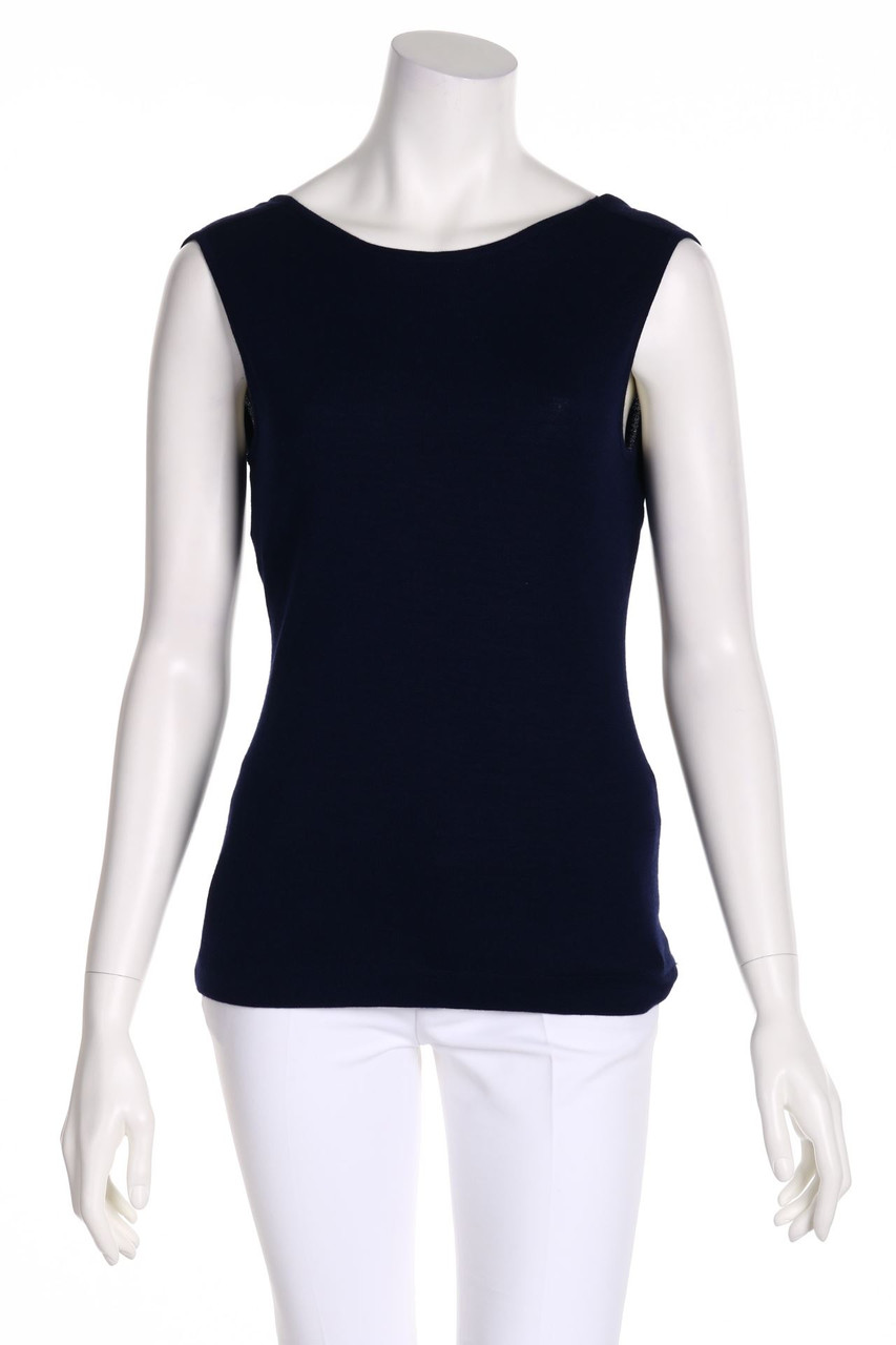 ALBERTA FERRETTI - Strick-Top aus Schurwoll-Mix mit Seide - M