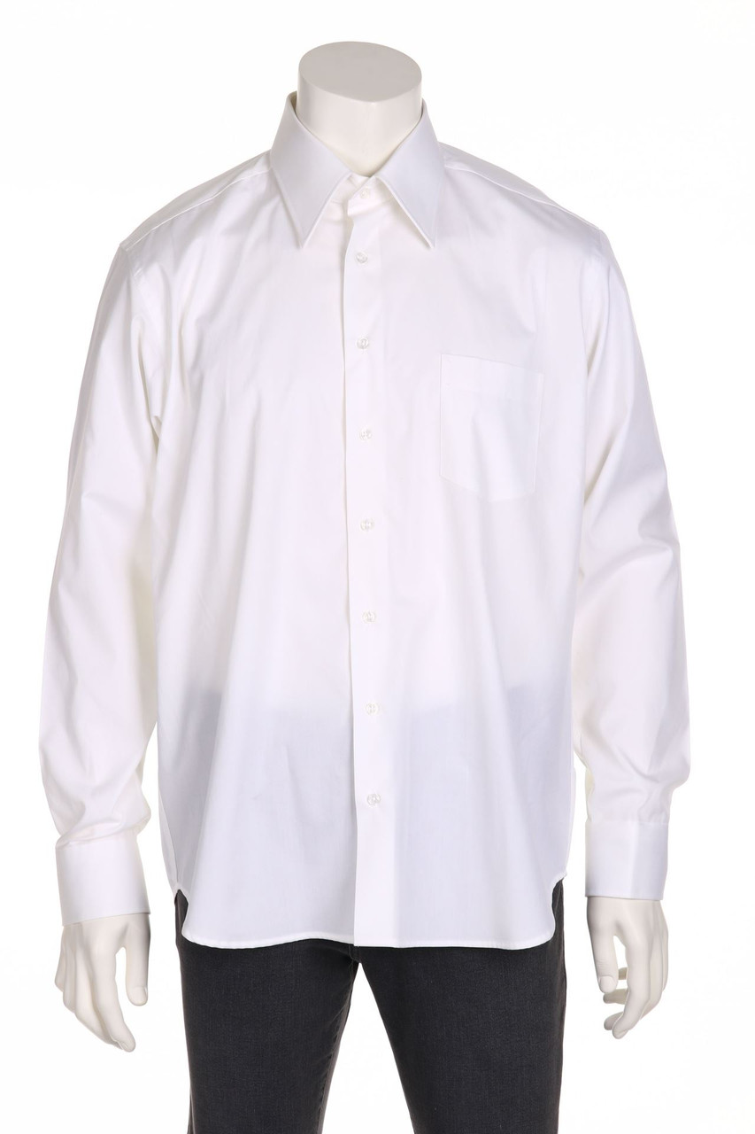 WEDER-MEIER - Hemd aus Baumwolle mit aufgesetzten Taschen - 42