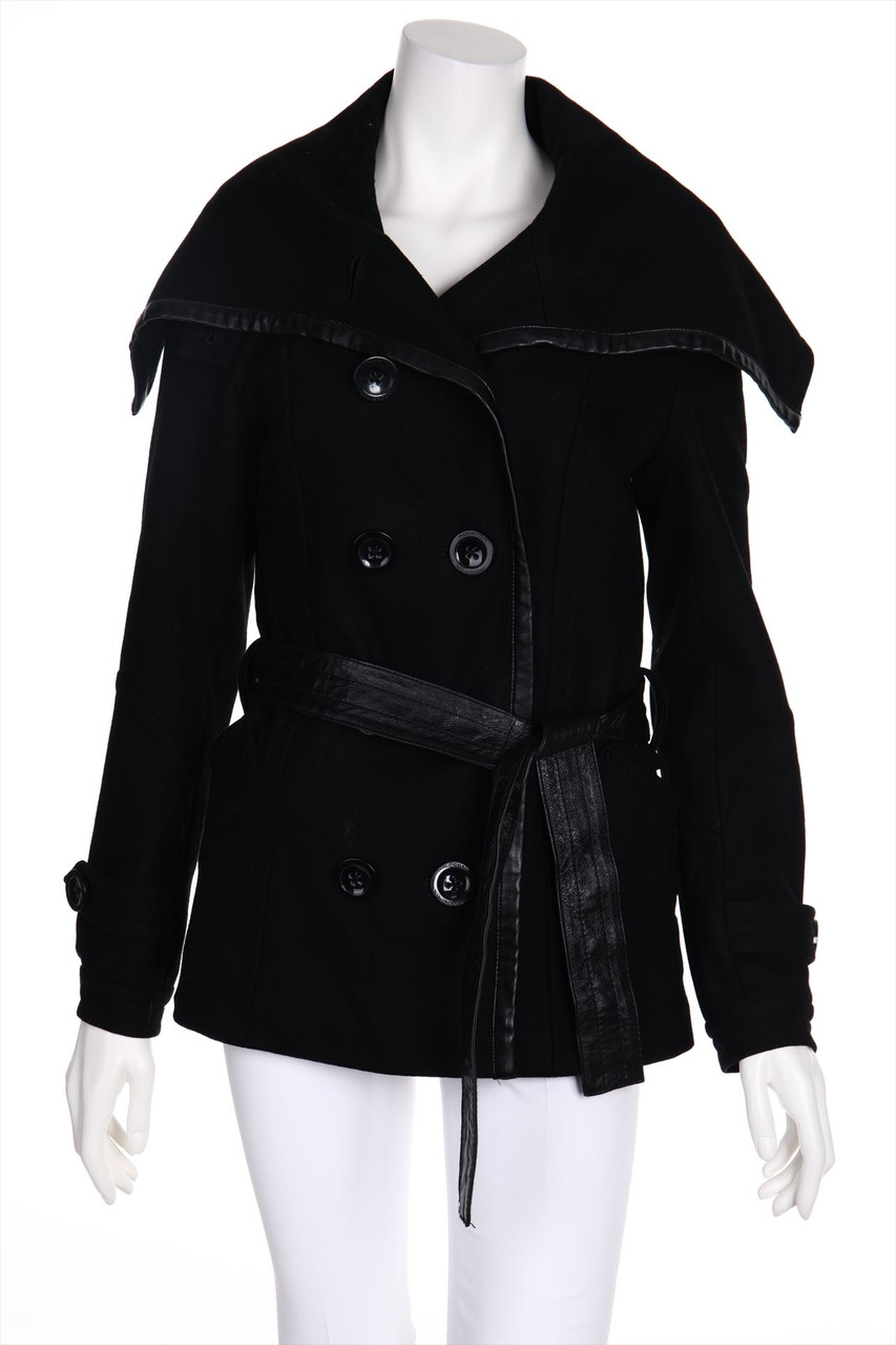 modström - Jacket, Wool-Blend with Belt - M