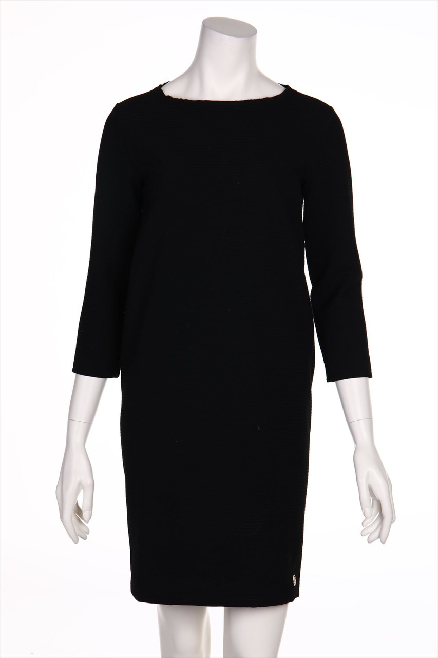 AJ ARMANI JEANS - Dress with 3/4-Sleeves with Logo Plaque - D 38