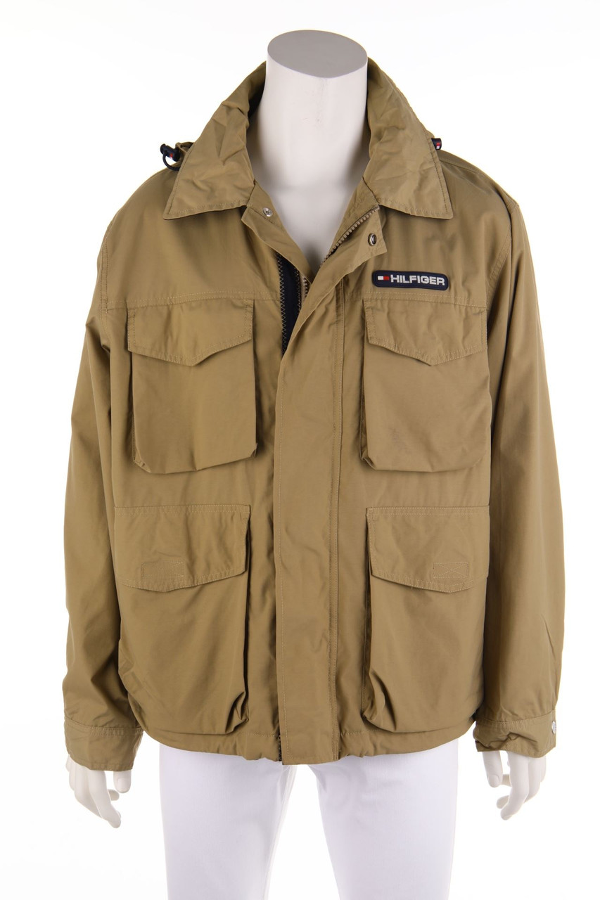 TOMMY HILFIGER - Jacke mit Logo-Patch - L