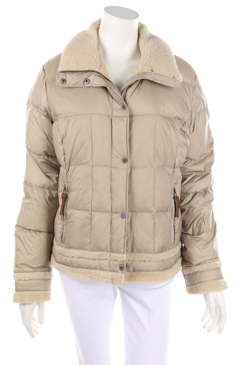 MOSCOW - Down Jacket with Faux Fur-Collar - XL
