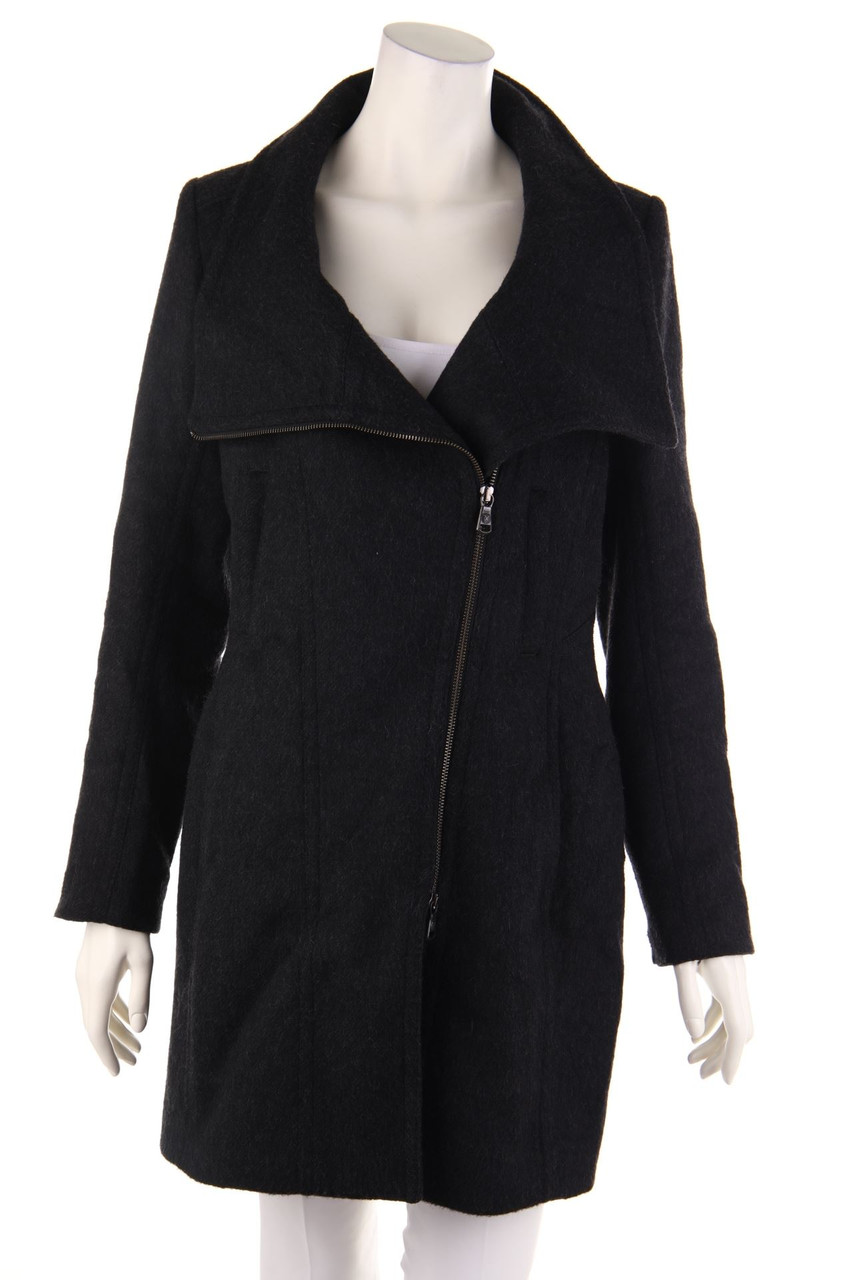 DRYKORN - Coat, Wool-Blend with Zipper Closure - D 40
