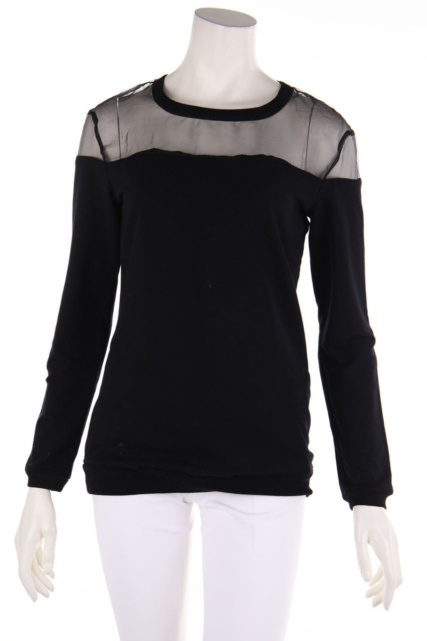 MAX&Co. - Longsleeve-Shirt mit Applikationen - L