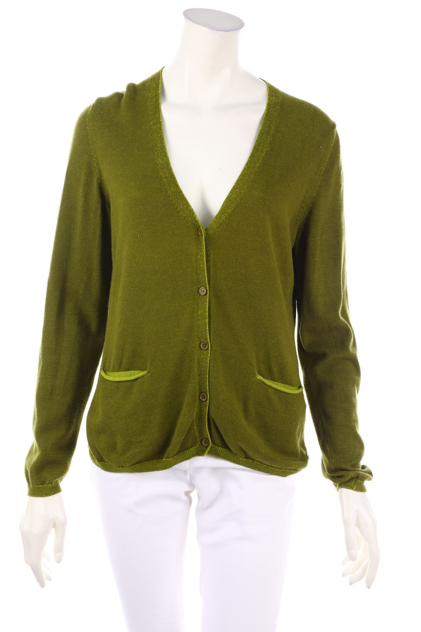 Marc O´Polo - Baumwoll-Cardigan mit Logo-Plakette - M