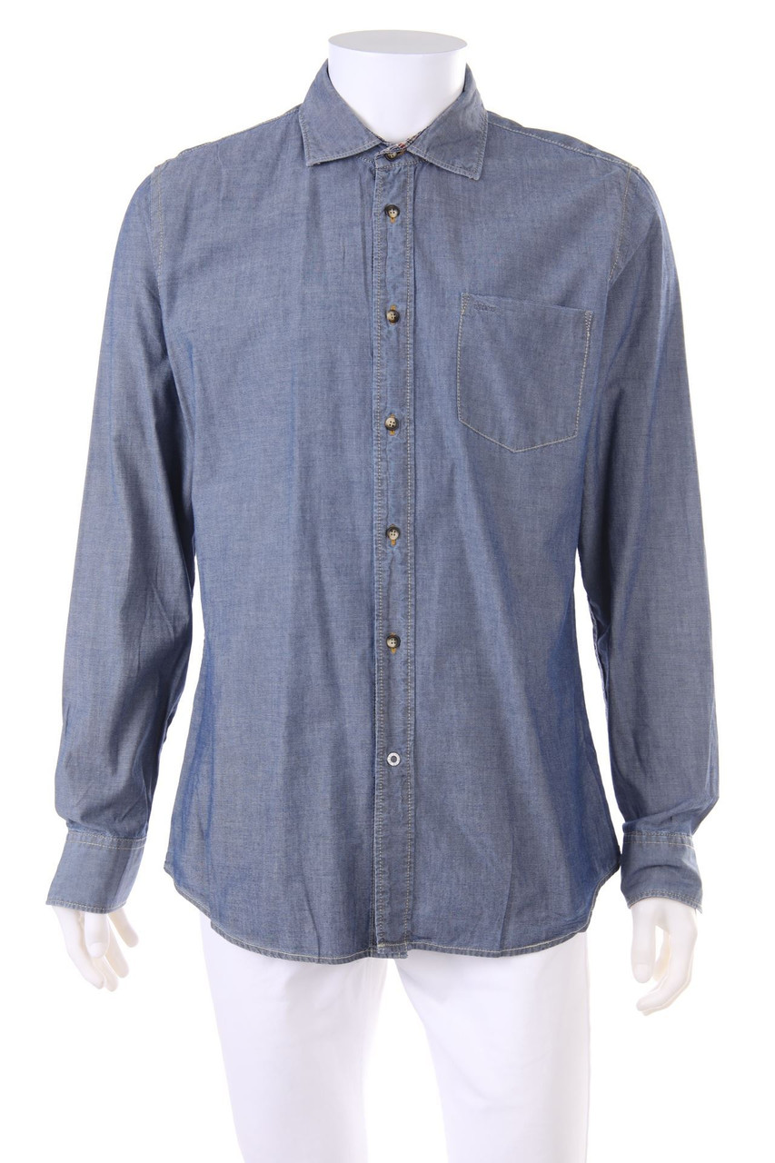 Marc O´Polo - Hemd mit Logo-Stickerei - L