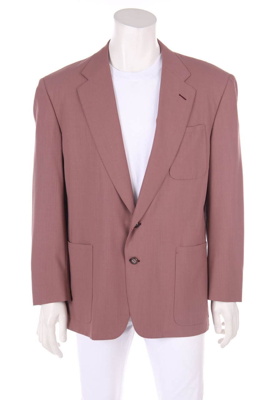 CANALI - Schurwoll-Sakko mit aufgesetzten Taschen - 52