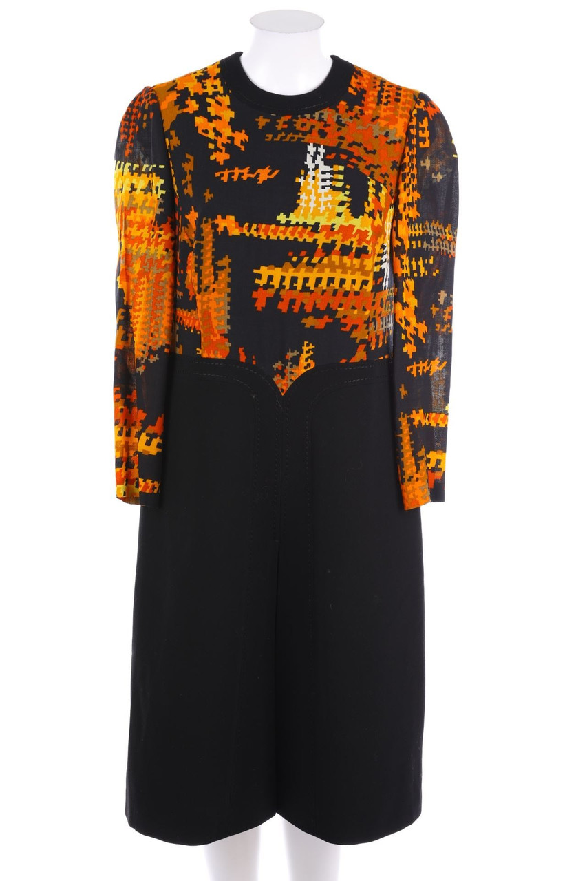 jeunesse - Vintage-dress with Print - L
