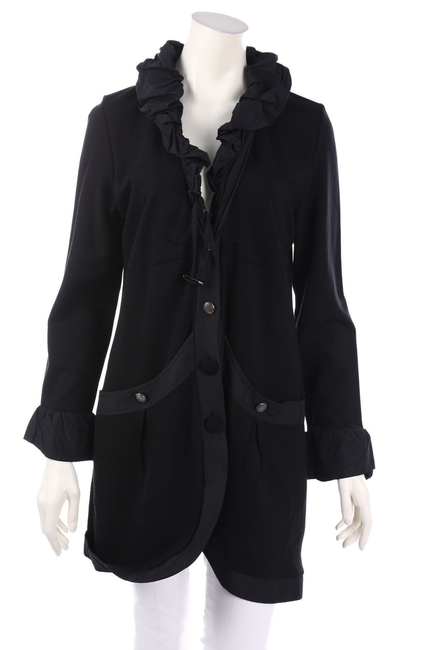 VIA APPIA - Cardigan with Ruffles - D 42