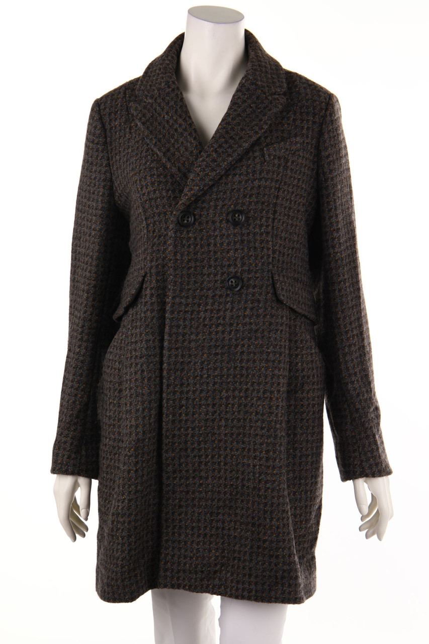 COMPTOIR DES COTONNIERS - Double-Breasted Coat, Wool-Blend - D 42