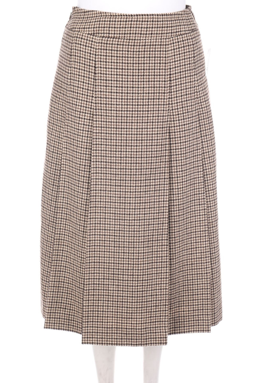 BURBERRYS´ - Midi-Vintage-Midi Skirt, Wool, Pleated - D 36