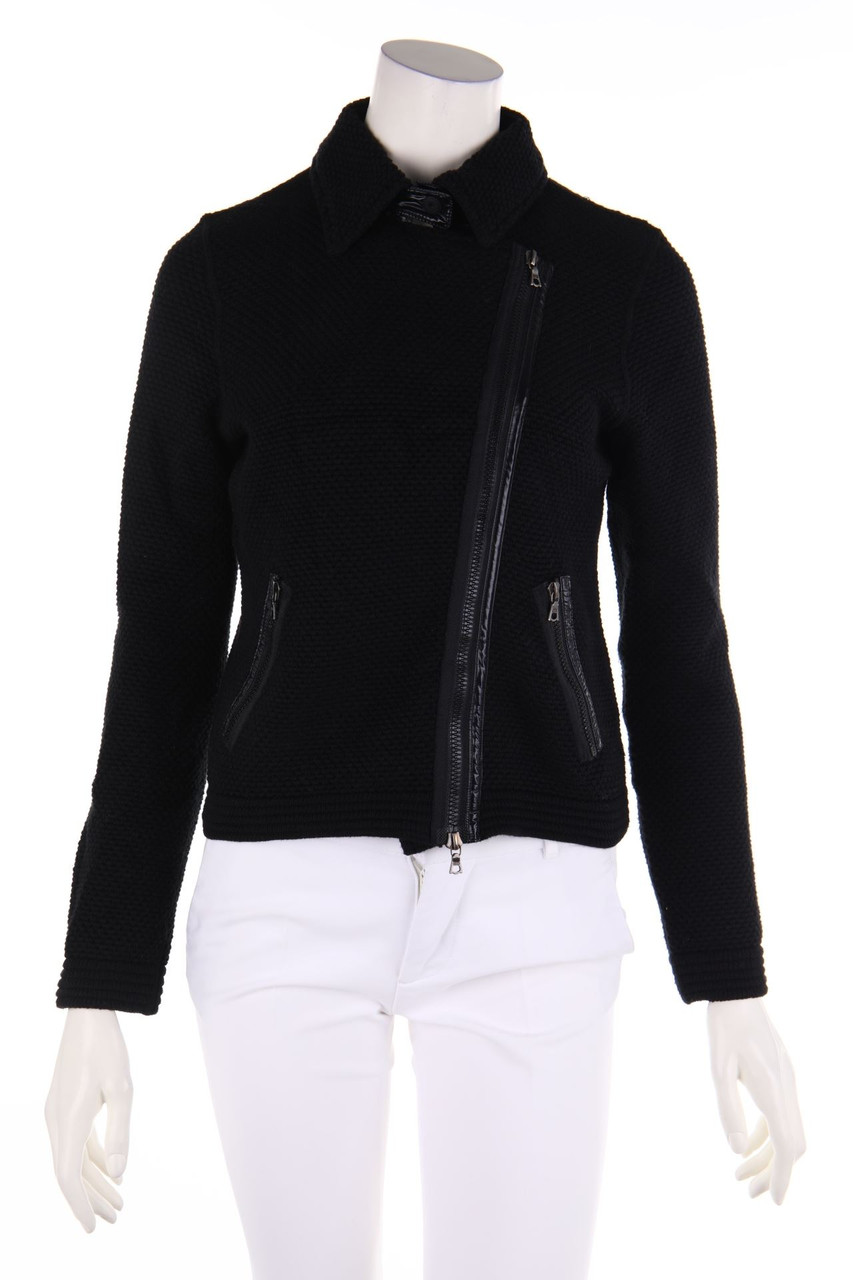 MARC CAIN SPORTS - Jacke aus Baumwoll-Mix im Biker-Stil - D 38