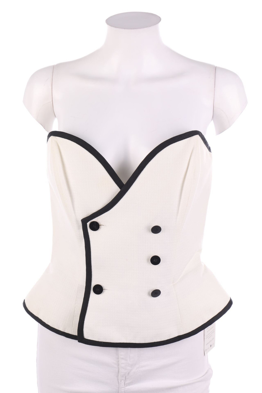 VINTAGE - Zweireiher-Bustier-Top - D 38