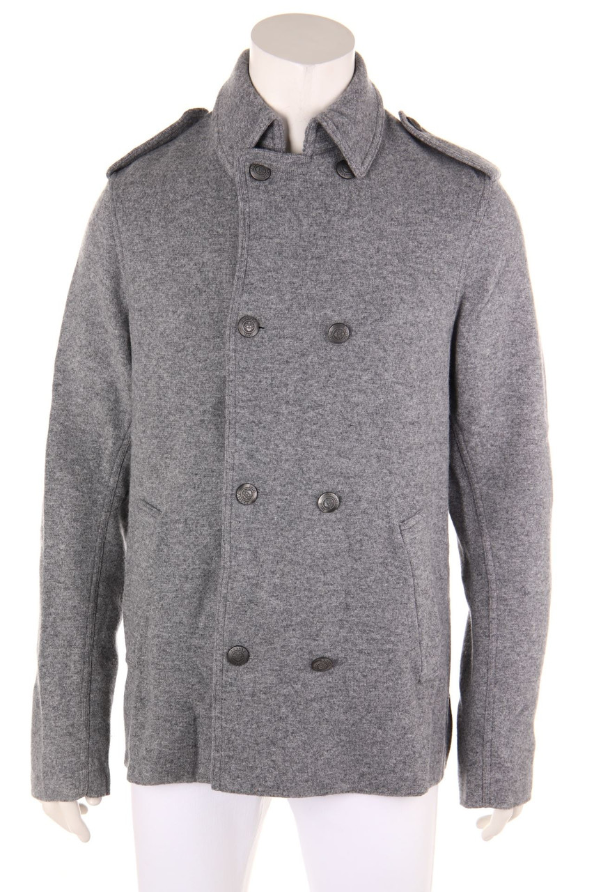 BALLY - coat with Cashmere with Decorative Buttons - XL