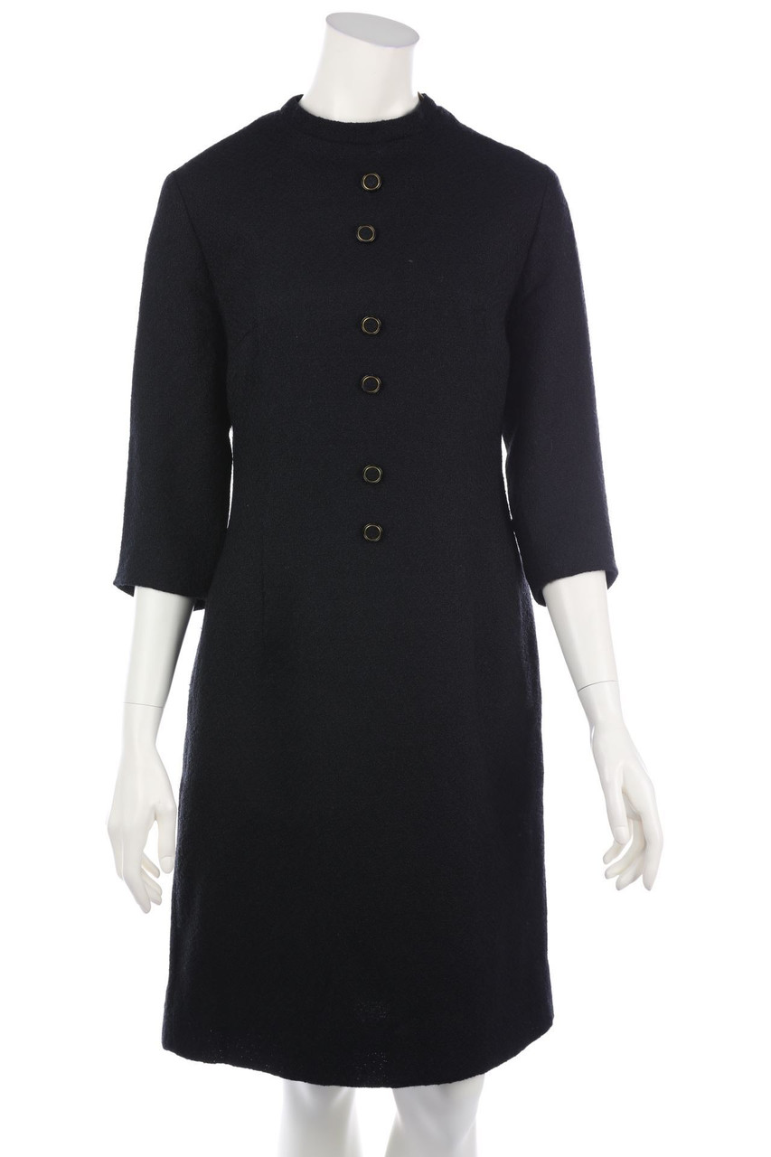 Emilio Schuberth - Vintage-Sheath Dress with 3/4-Sleeves - D 38