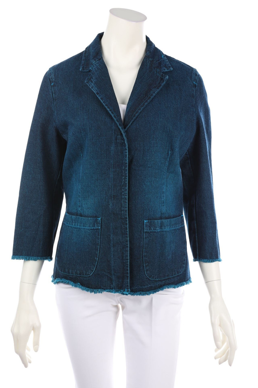 MARC CAIN - Denim Jacket with Cropped Sleeves - D 38