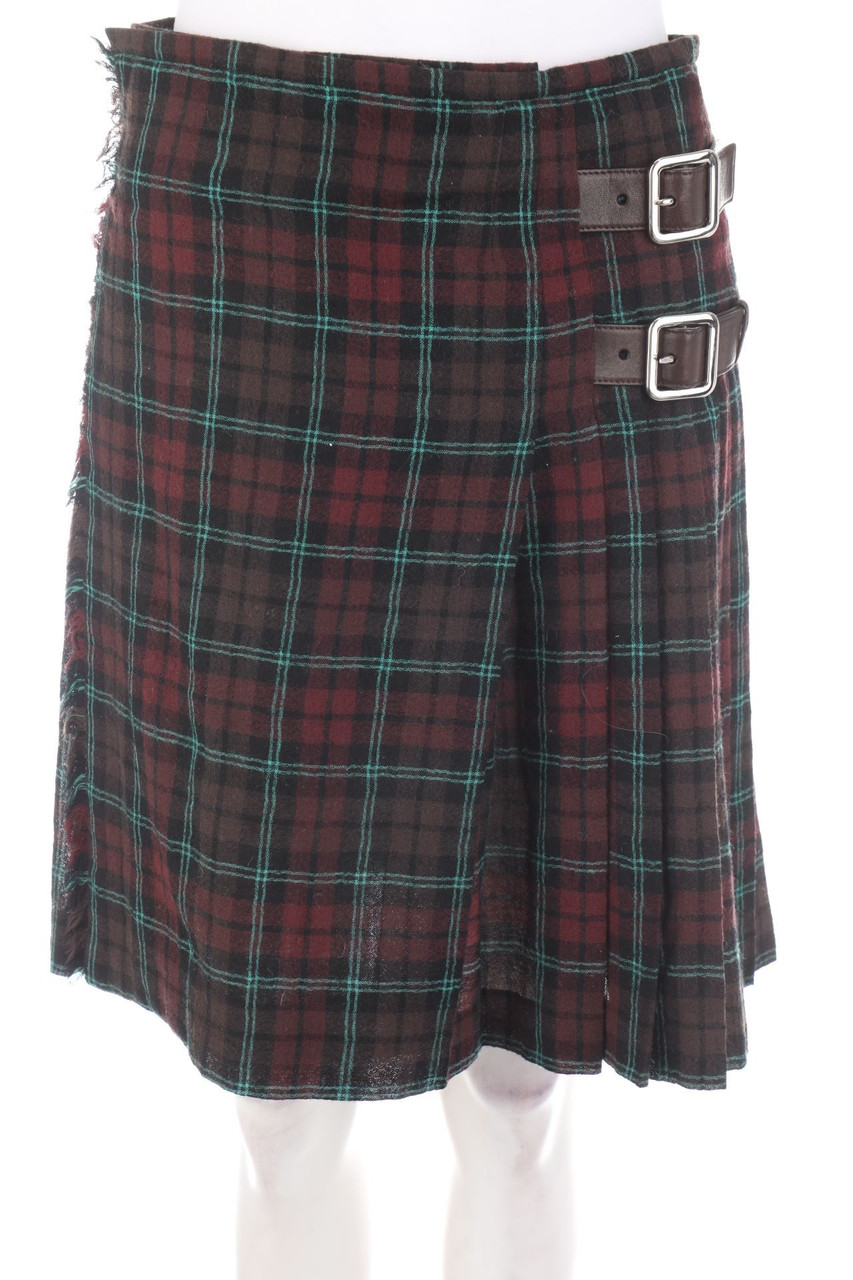 PRADA - Tartan-skirt with Fringes - D 34-36
