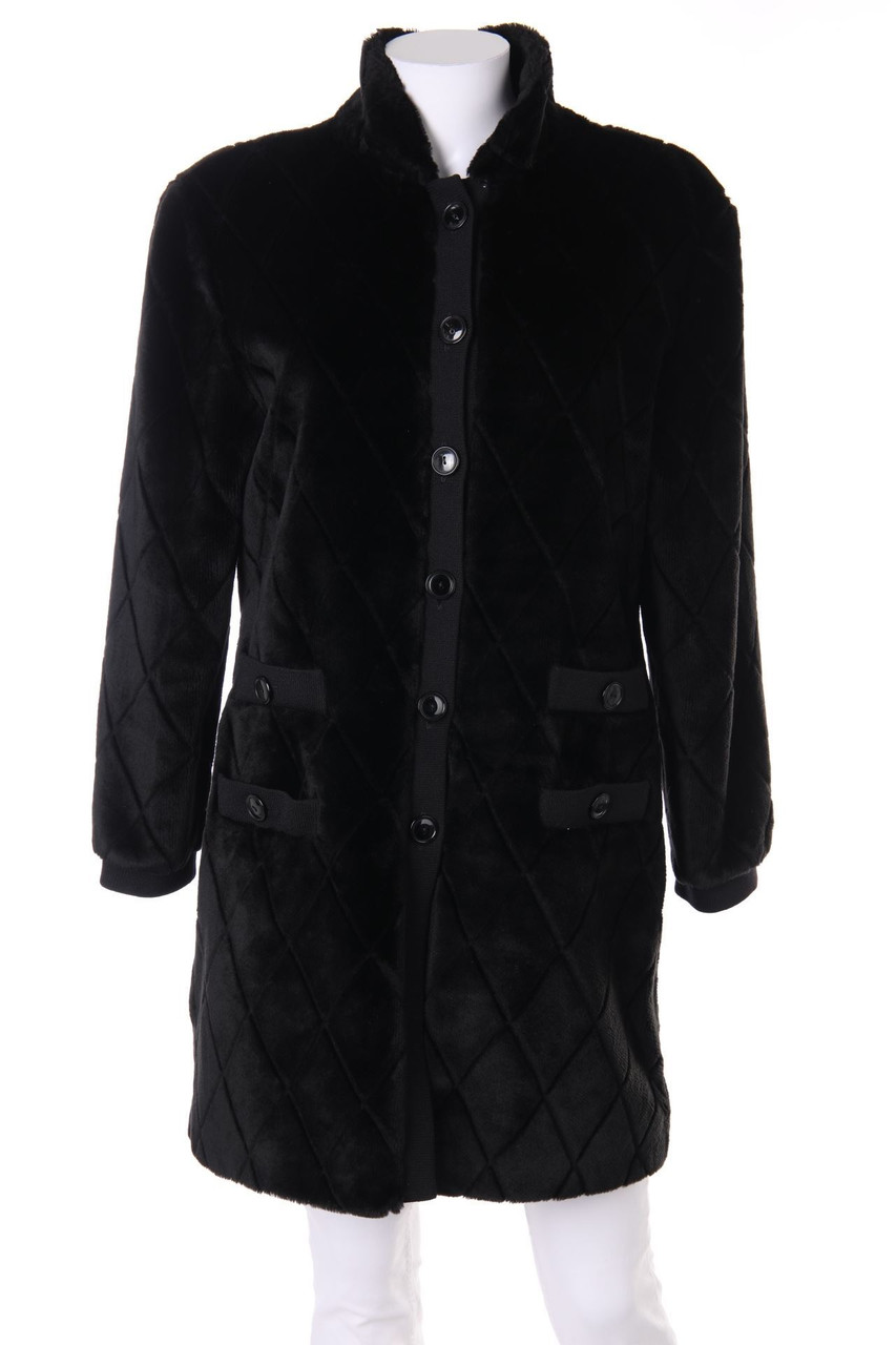 ST. JOHN COLLECTION - Faux Fur Coat - S