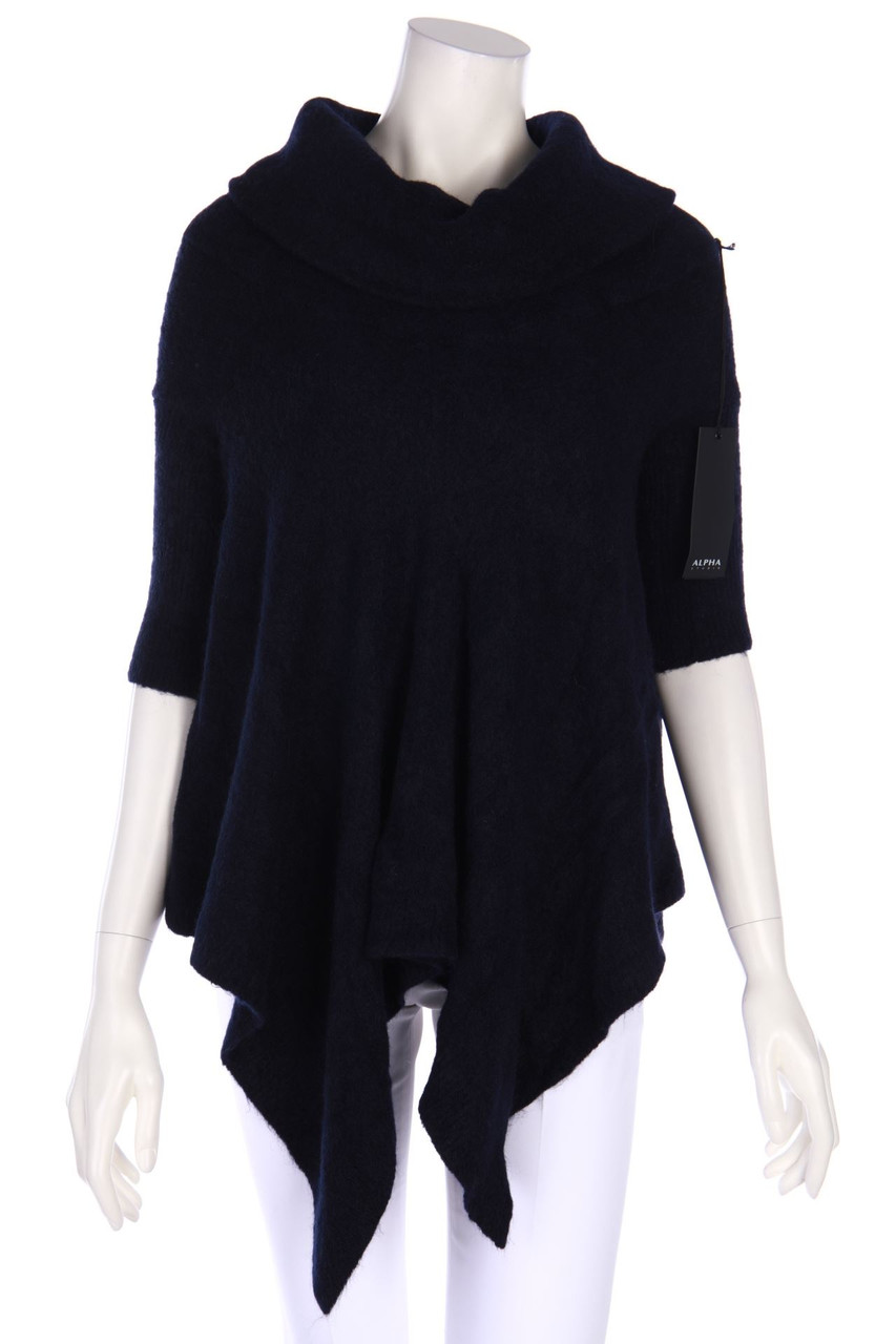 ALPHA STUDIO - 3/4-Sleeve Pullover, Wool-Blend with Mohair - D 36