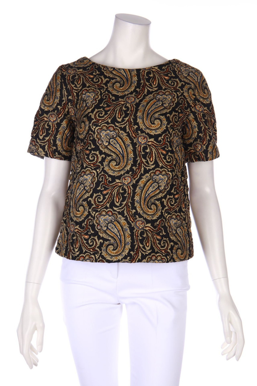 J.W.ANDERSON x TOPSHOP - Shirt with Paisley Print, quilted - D 36