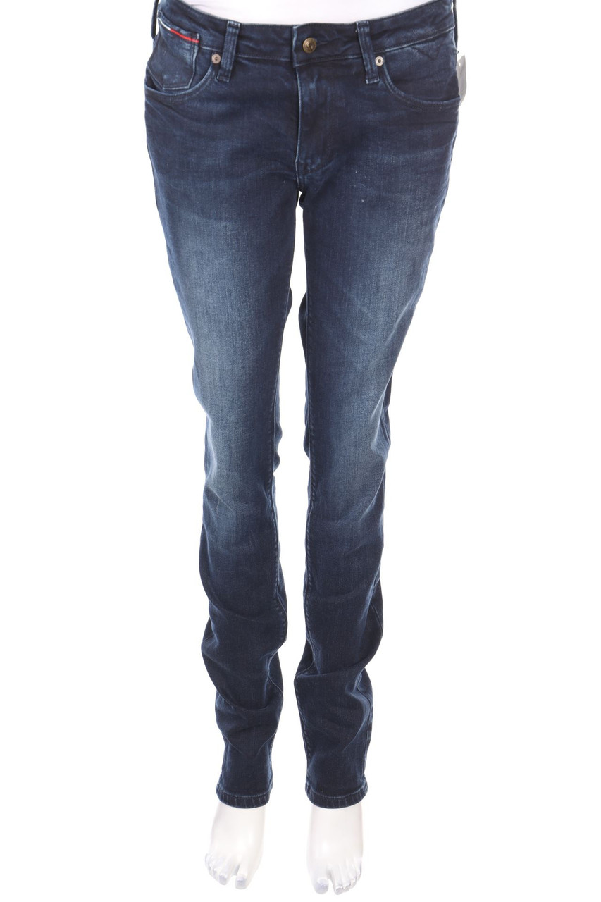 Hilfiger Denim - Used Look Skinny-Jeans mit Logo-Stickerei - W31