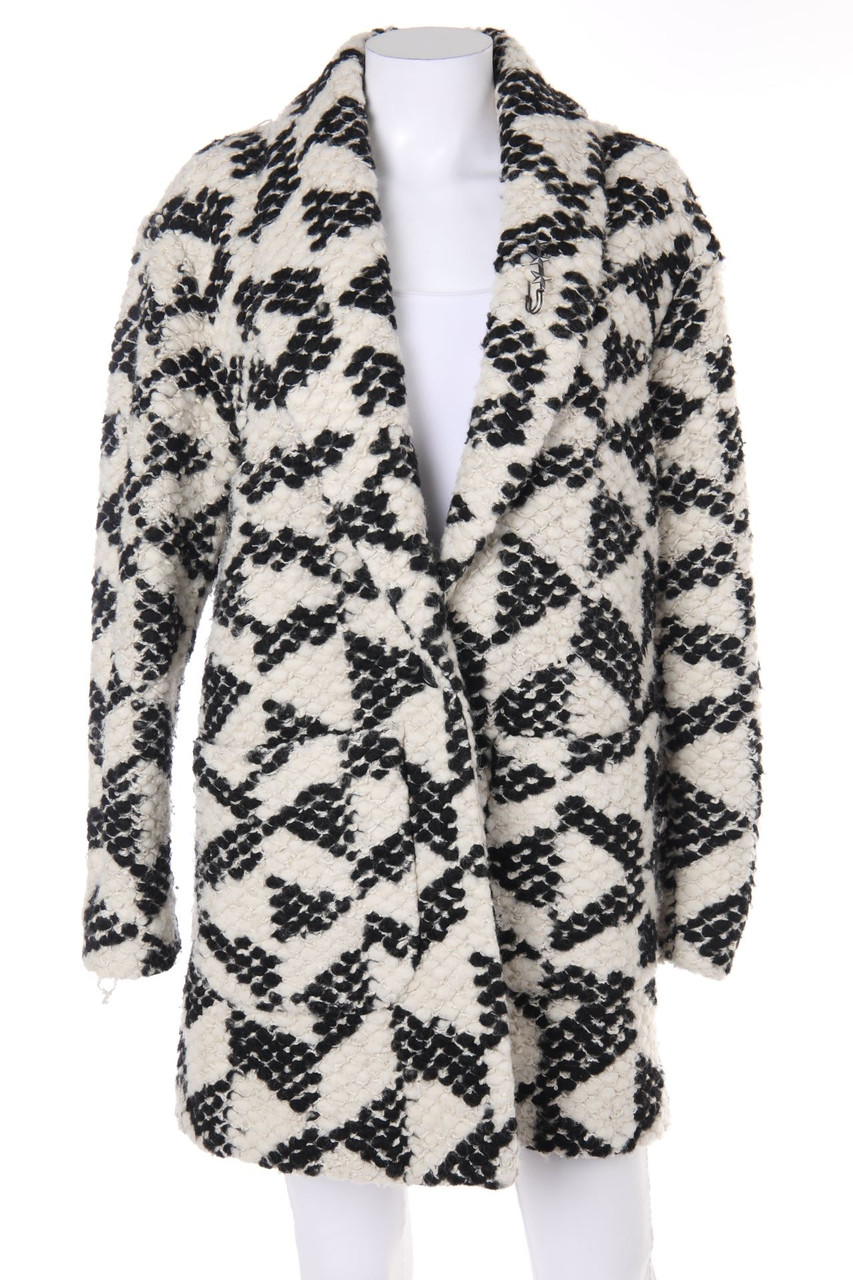 MAISON SCOTCH - Coat, Wool-Blend with Applications - D 40