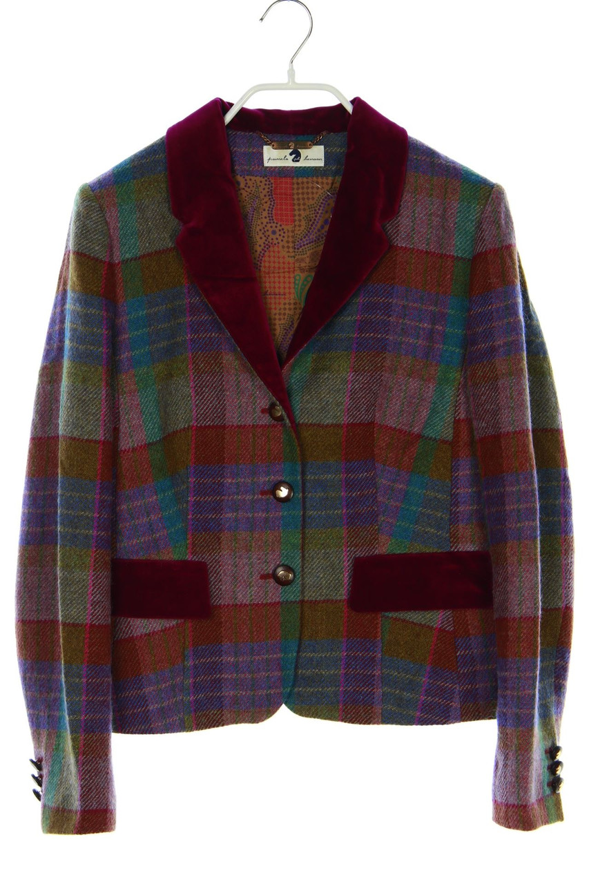 pamela henson - Blazer mit Karo-Muster - D 36