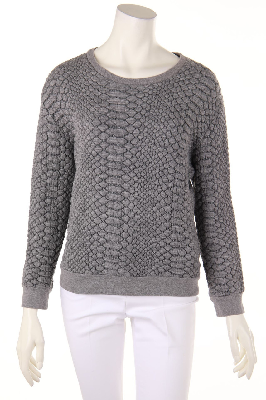 sandro - Sweatshirt with Virgin Wool - D 36