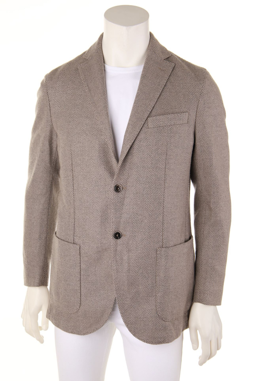 BOGGI Milano - Muster-Sakko aus Woll-Mix - 50