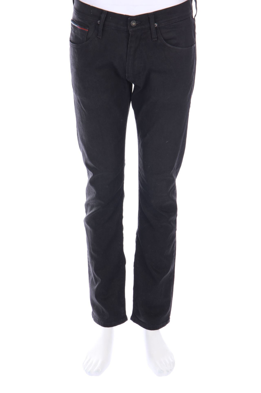 Hilfiger Denim - Coated-Straight Cut Jeans mit Logo-Stickerei - W32