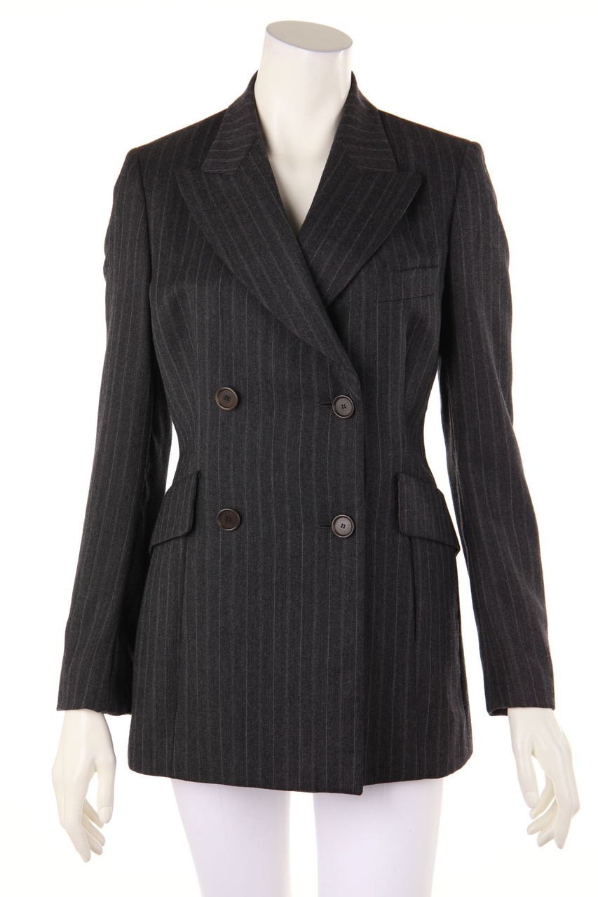 DOLCE&GABBANA - Zweireiher-Blazer aus Wolle mit Nadelstreifen - D 34