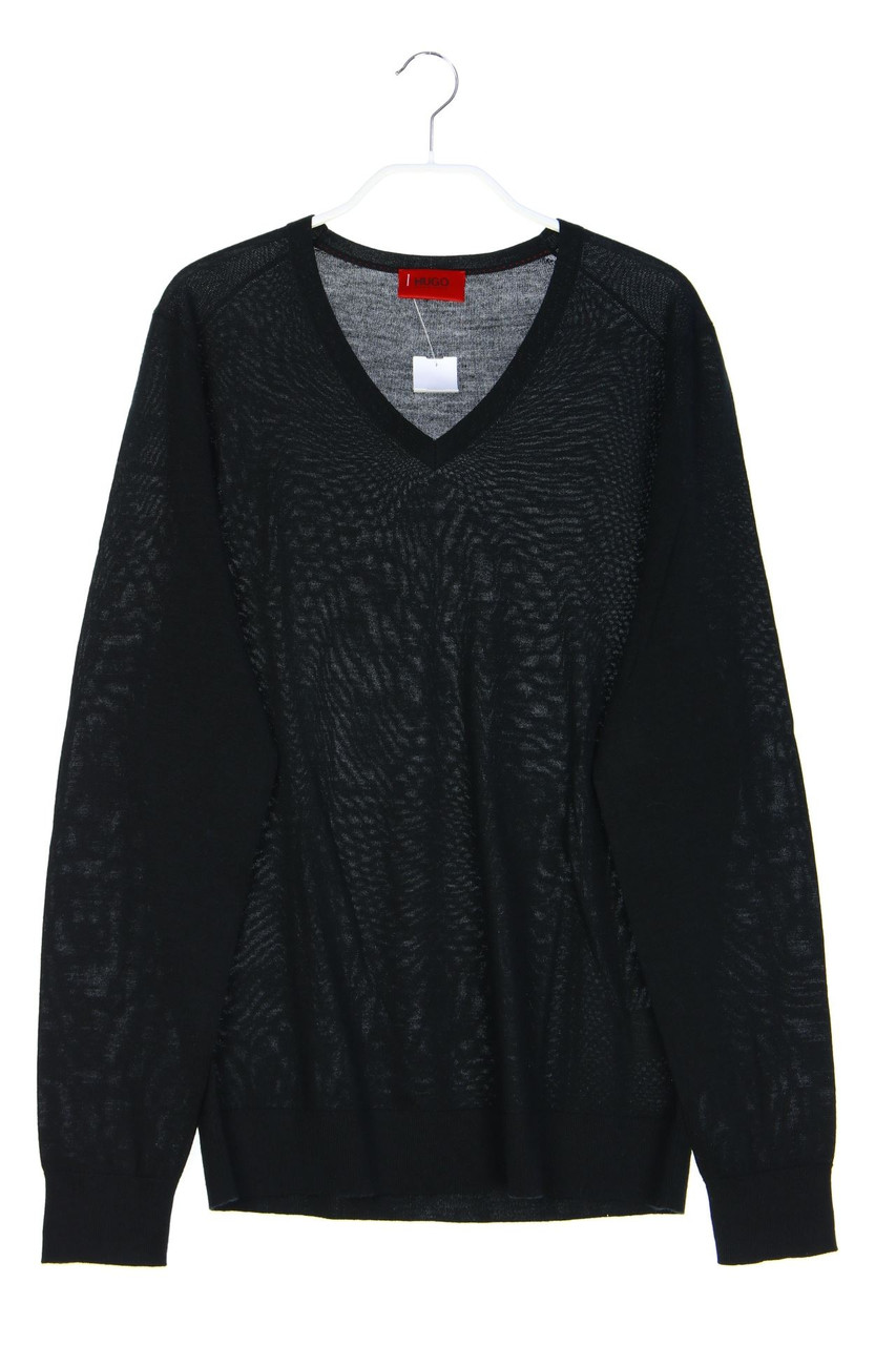 HUGO HUGO BOSS - V-Neck-Pullover aus Schurwoll-Mix - M